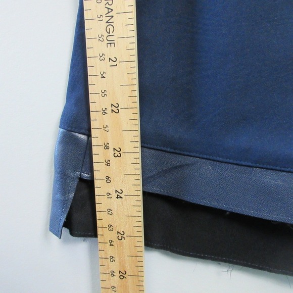 Elaine Kim Tech Stretch Cropped Flare Legging Olga L Blue Lagenlook Pants 288 - Picture 15 of 16